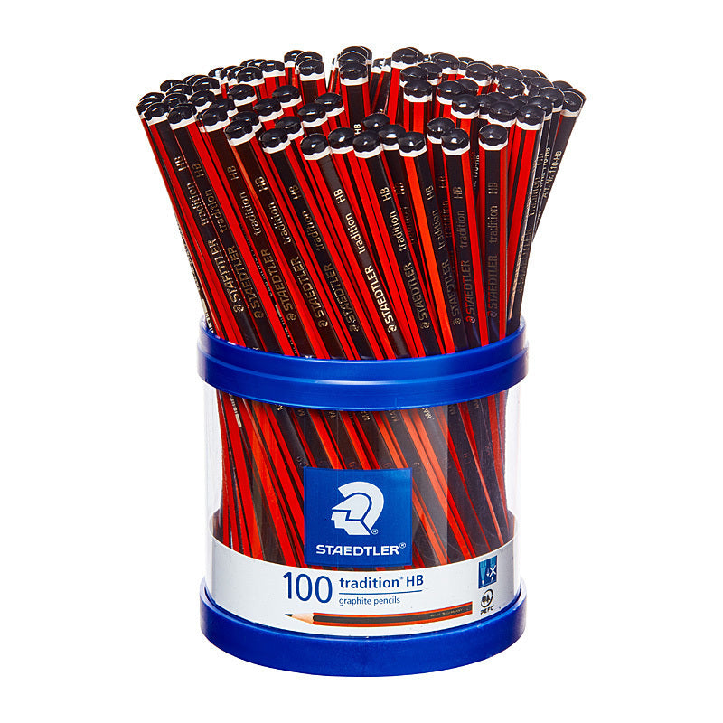 Staedtler Traditional 110-HB Pencil - Cup of 100  - 110HBKP100