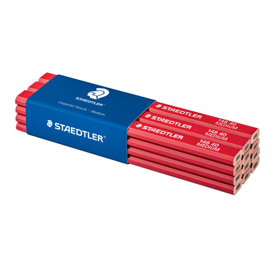 Staedtler Carpenter RED 12Pk  - 148 40 PK12