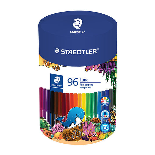 Staedtler Luna Felt Tip Ast Tub96  - 327 KP96