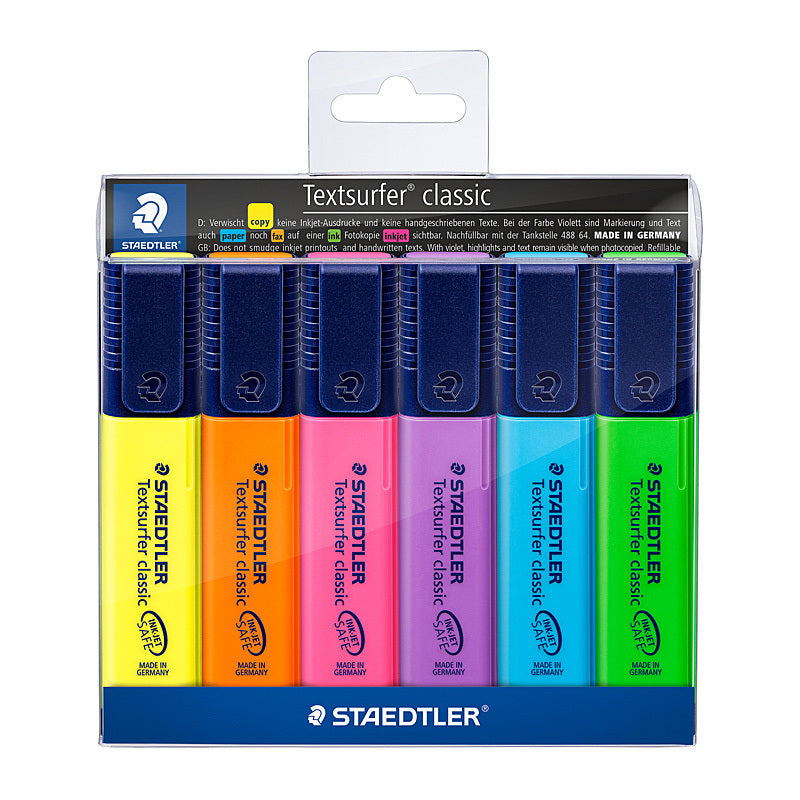 Staedtler Hltr Textsurf Ast Wlt6  - 364 WP6