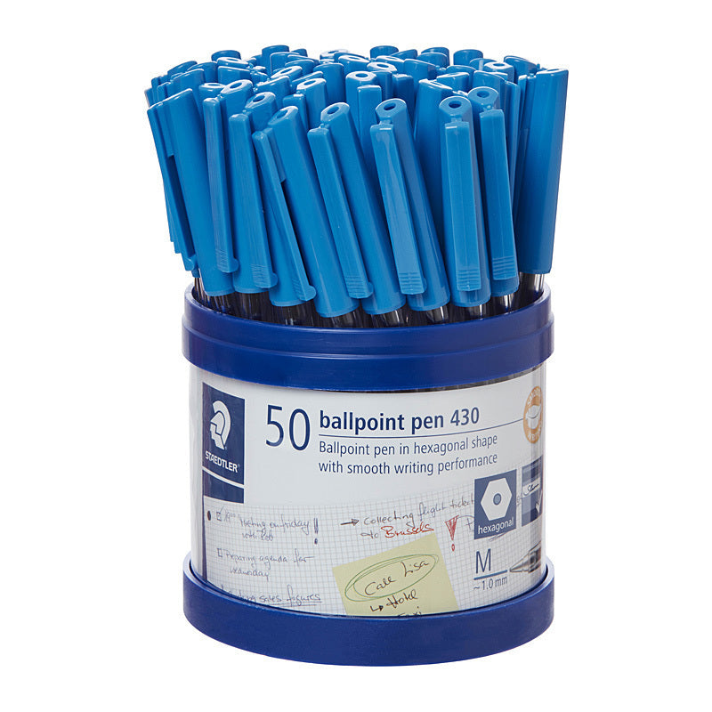 Staedtler Ballpoint430 M Blu Cup50  - 430MA3CP50