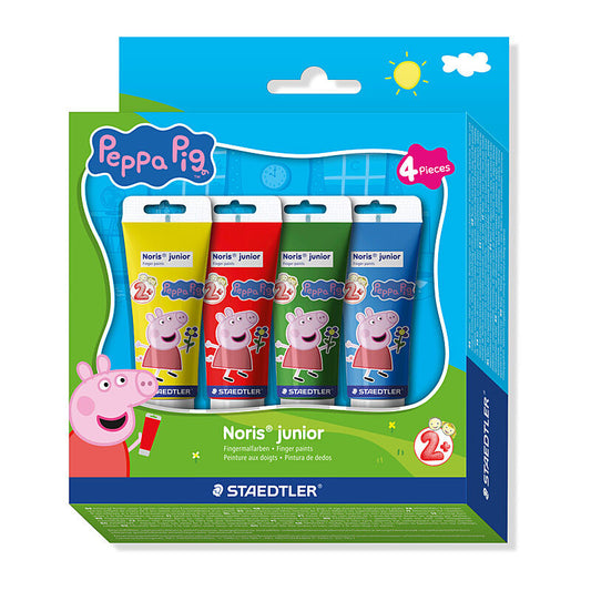 ST Peppa Pig Finger Paints Pk4  - 8814 L1