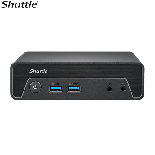 Shuttle Finish Goods-B, NE10N, NPI, SKU1 barebom, INTEL N100 fanless, FTPM, ADP 19V/65W, PWD US 3PIN, W/VESA mount Palm-sized Performance | Versatile 0.6-lite NE10N