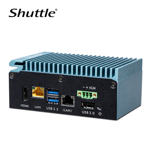 Shuttle SPCEL03 Industrial Computer -Intel Atom x6413E, 1x HDMI, 2x LAN, 3x USB, RS232/422/485, DIO, DDR4 (Max 32GB) Dual Channel DDR4-3200MHz - 32GB M SPCEL03