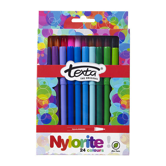 Texta Nylorite Colouring Marker Pk24  - 49873