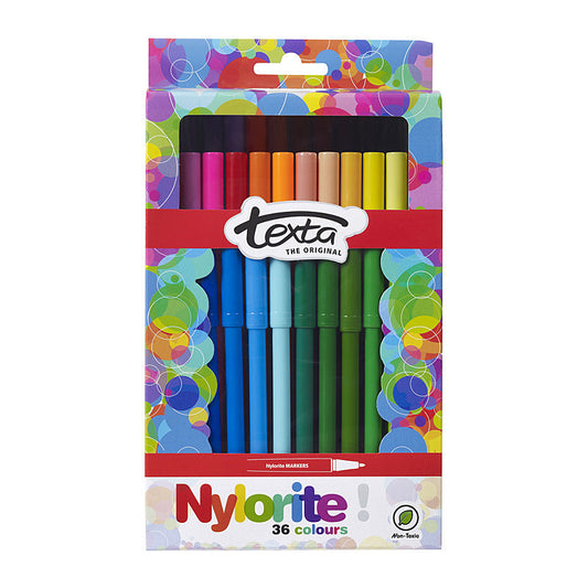 Texta Nylorite Colouring Marker Pk36  - 49874