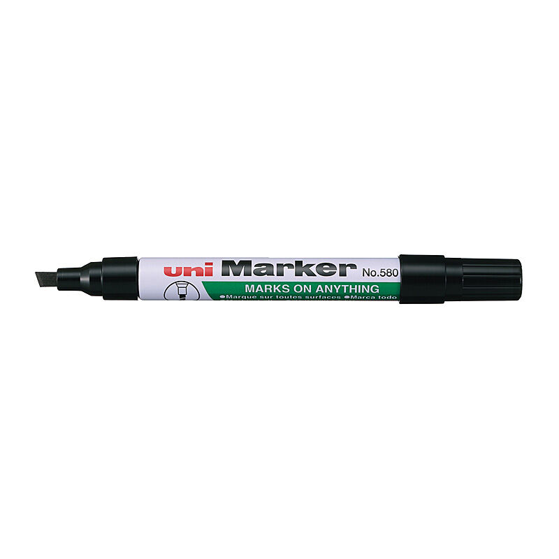uni Perm Chisel Markr Black Box of 12  - 580BK