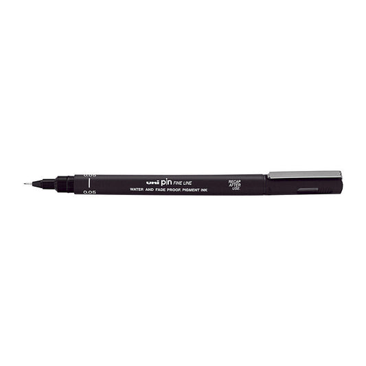 uni Pin FineLiner0.05 Black Box of 12  - PIN005200BK