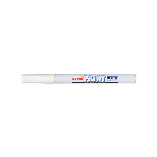 uni Chalk Mrkr XFine White Box of 12  - PX203WH