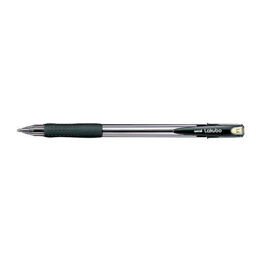 uni Lakubo BP Pen 1.4 Black Box of 12  - SG100BBK