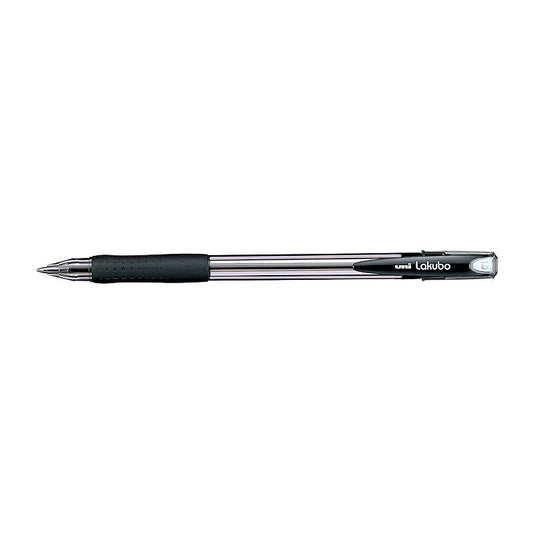 uni Lakubo BP Pen 1.0 Black Box of 12  - SG100MBK