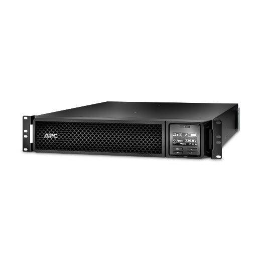 APC Smart-UPS On-Line, 3kVA, Rackmount 2U, 230V, 8x C13+2x C19 IEC outlets, Network Card, Extended runtime, W/ rail kit SRT3000RMXLI-NC