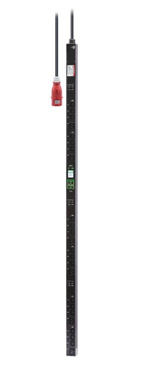 APC Easy Rack PDU, Switched Metered Outlet, 0U, 3 Phase, 22kW, 230V, 32A, (18) C13 and (6) C19 outlets, IEC60309 3P+N+PE inlet EPDU2232SMBO