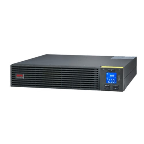 APC Easy UPS On-Line, 2000VA/1800W, Rackmount 2U, 230V, 4x IEC C13 outlets, Intelligent Card Slot, LCD, W/ rail kit SRV2KRIRK-E