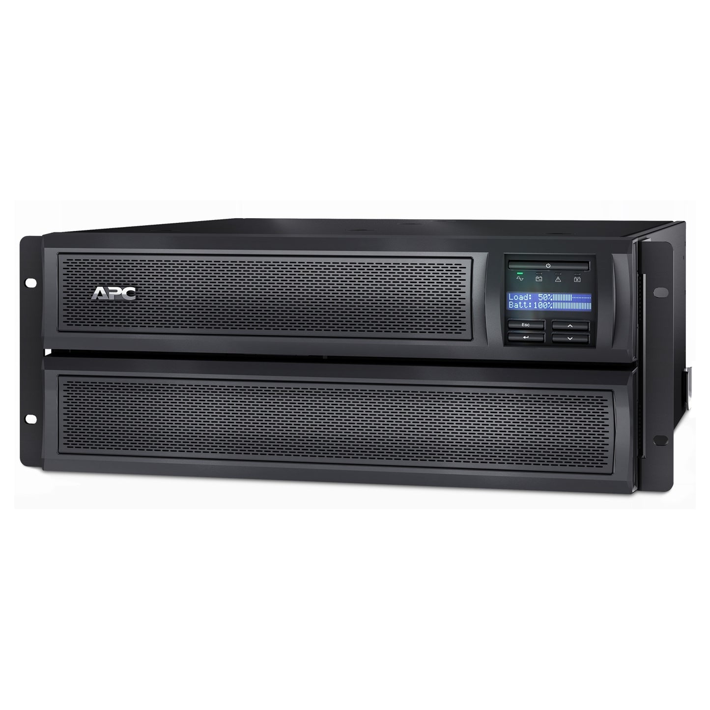 APC Smart-UPS X 3000VA/2700W Line Interactive UPS, 4U Rackmount, 230V/16A Input, 2x IEC C19 & 8x IEC C13 Outlets, Lead Acid Battery  SMX3000HV