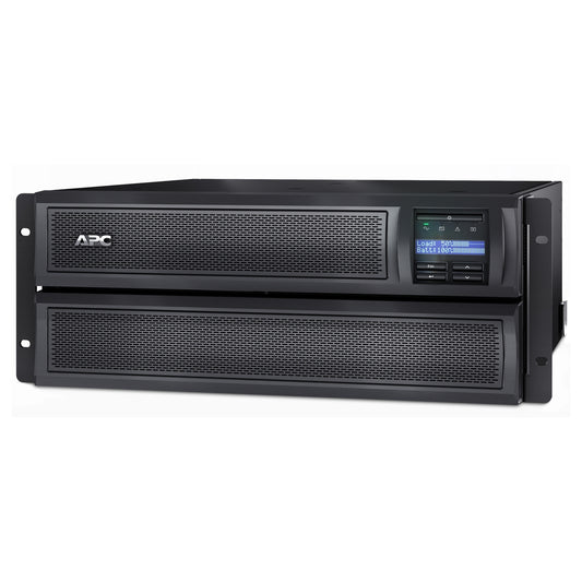 APC Smart-UPS X 3000VA/2700W Line Interactive UPS, 4U Rackmount, 230V/16A Input, 2x IEC C19 & 8x IEC C13 Outlets, Lead Acid Battery  SMX3000HV