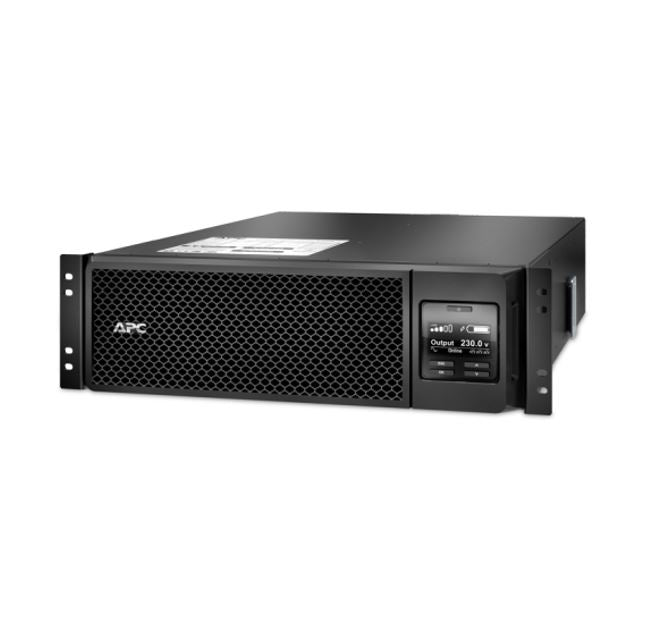 APC Smart-UPS 5000VA/4500W Online UPS, 3U Rackmount, 230V/HW Input, 4x IEC C19 & 6x IEC C13 Outlets, Lead Acid Battery, Network & Smart Slot, W/ Rail SRT5KRMXLI