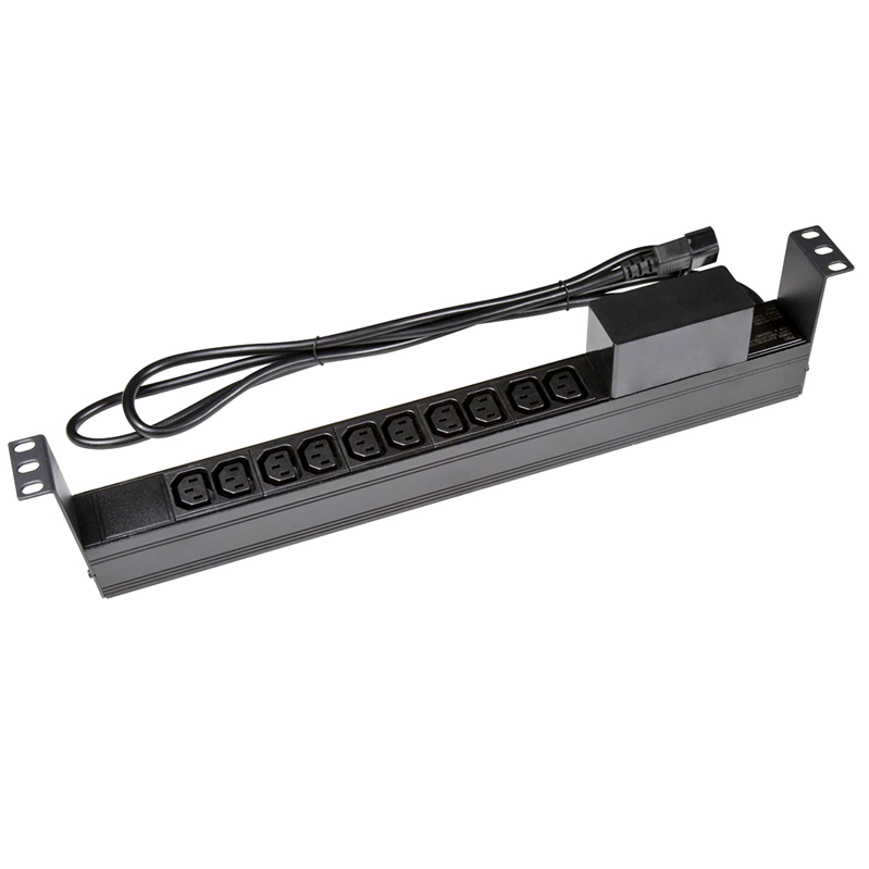 PowerShield Horizontal PDU with IEC C14 Input, 10 x C13 outlets, provides reliable power distribution for horizontal installations RPR-IEC-10A10H