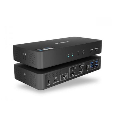 mbeat mbeat USB-C Triple 4K Display Docking Station Triple 4K@60Hz 1 x HDMI 2.0 Host Port: 1 x USB-C 10Gbps 2 x USB-C 10Gbps 4 x USB-A 5Gbps MB-DOCK-HDL18