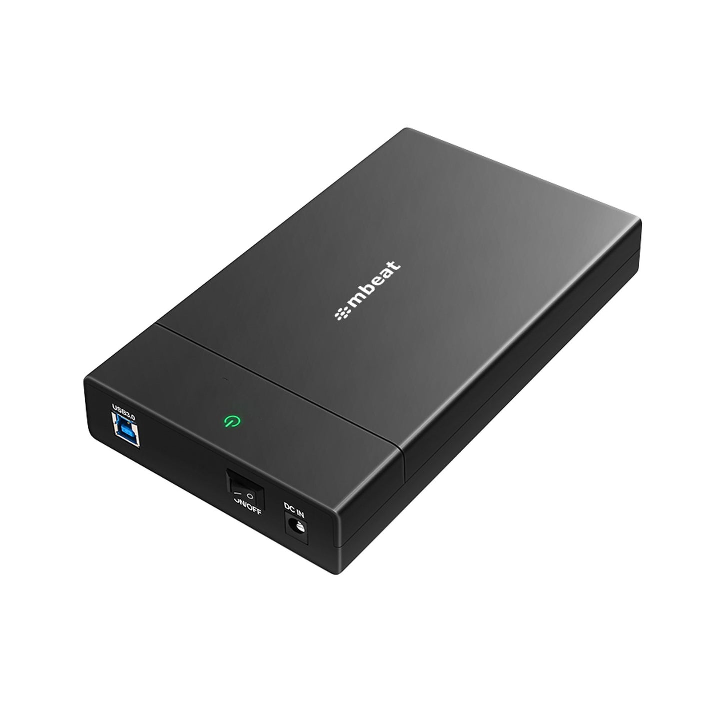 mbeat C1 Tool-Free USB 3.0 3.5' & 2.5' SATA HDD Enclosure - Black Data Speed: Maximum up to 5Gbp Product Weight: 121g DC Power: +12V/2A Power Supply MB-HDD-35C1K