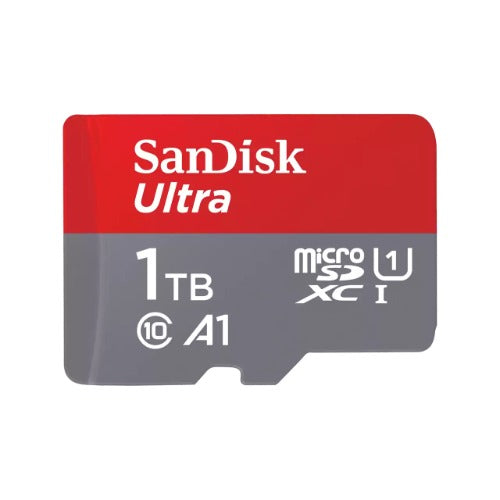 SanDisk SanDisk Ultra microSD with SD Adapter - 1TB -Transfer Speeds of Up to 150MB/s -10-Year Limited Warranty SDSQUAC-1T00-GN6MA
