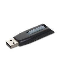 Verbatim 256GB USB3.0 Grey Store'n'Go V3; Rectractable 49168