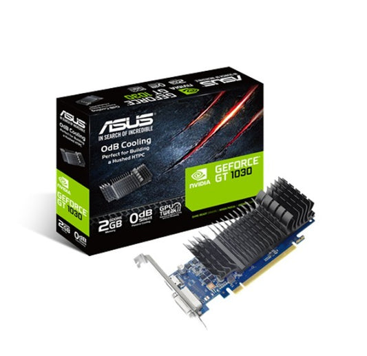 ASUS nVidia Phoenix GeForce GT1030 2GB OC Edition GDDR5 1 Fan, 1xHDMI/1xDVI-D, 1531 Boost NON-RGB PH-GT1030-O2G
