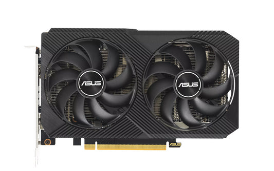 ASUS AMD Radeon DUAL-RX6500XT-O4G-V2 RX 6500 XT V2 OC Edition 4GB GDDR6 with two powerful Axial-tech fans and a 2-slot design DUAL-RX6500XT-O4G-V2