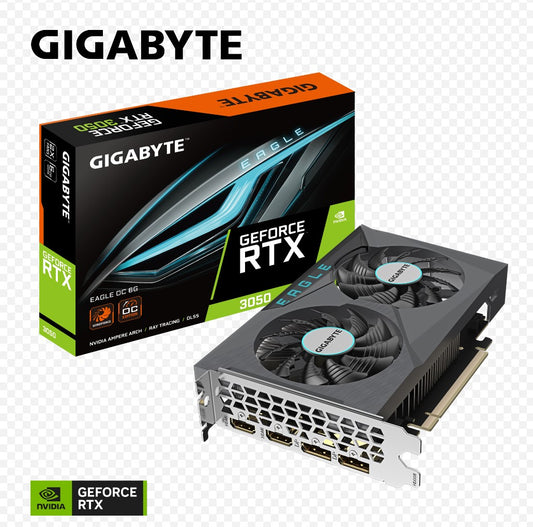 Gigabyte GeForce RTX 3050 EAGLE OC 6G GV-N3050EAGLE OC-6GD