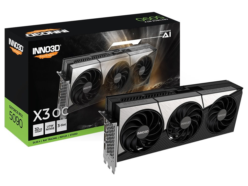 INNO3D nVidia GeForce RTX 5080 ICHILL X3 16GB GDDR7 2715MHz Boost Clock, RAM 30Gbps, 3xDP, 1xHDMI, 334x148x73mm C50803-16D7X-176069H