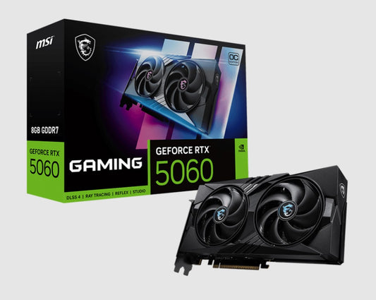 MSI nVidia GeForce RTX 5060 8G GAMING OC, PCI Express Gen 5 x16, Boost: 2625 MHz, CUDA 3840 Units, 8GB GDDR7, . HDMI x 1 GeForce RTX 5060 8G GAMING OC