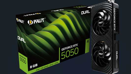 PALIT RTX5050 DUAL 8GB GDDR6 128bit 3-DP HDMI NE65050019P1-GB2070D NE65050019P1-GB2070D