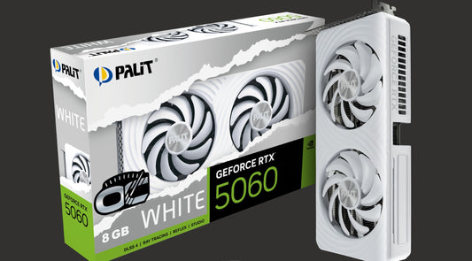 PALIT RTX5060 WHITE OC 8GB GDDR7 128bit 3-DP HDMI NE75060U19P1-GB2063M NE75060U19P1-GB2063M