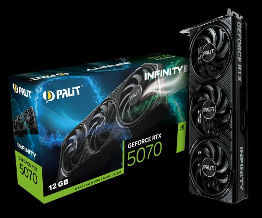PALIT RTX5070 INFINITY 3 12GB GDDR7 192bit 3-DP HDMI NE75070019K9-GB2050S NE75070019K9-GB2050S