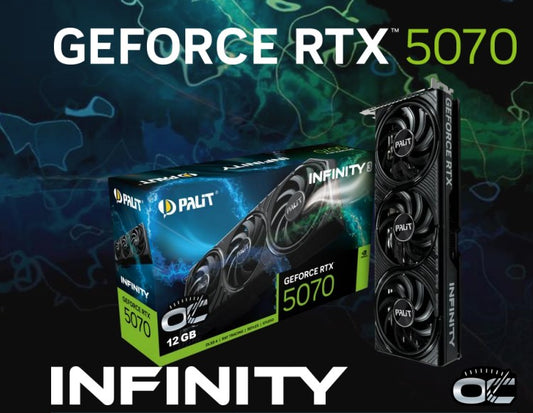PALIT RTX5070 INFINITY 3 OC 12GB GDDR7 192bit 3-DP HDMI NE75070S19K9-GB2050S NE75070S19K9-GB2050S
