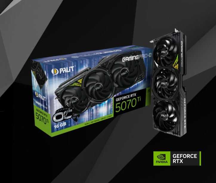 PALIT RTX5070Ti GAMINGPRO-S OC 16GB GDDR7 256bit 3-DP HDMI NE7507TS19T2-GB2031U NE7507TS19T2-GB2031U