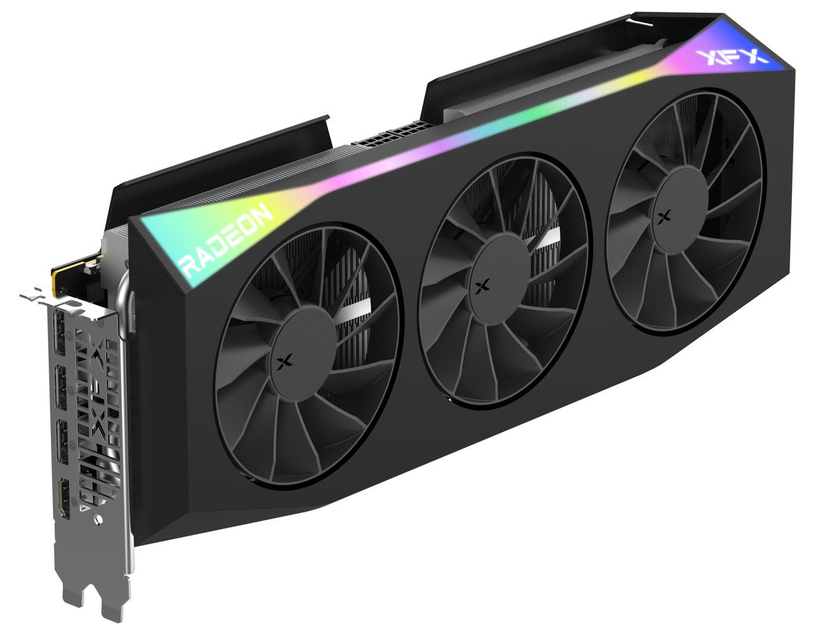 XFX Mercury AMD Radeon RX 9070XT OC Gaming Edition with RGB 16GB GDDR6, HDMI 3xDP, AMD RDNA 4 (RX-97TRGBBB9) RX-97TRGBBB9