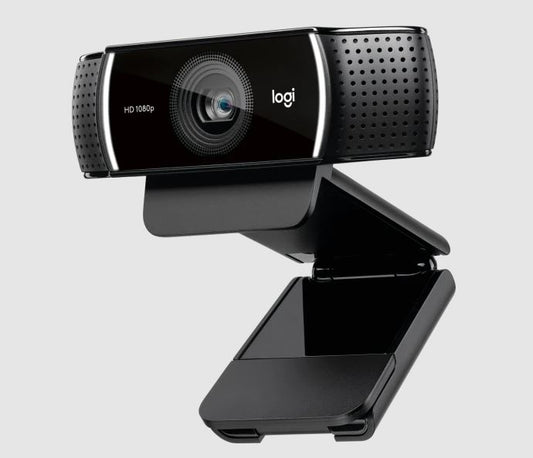 Logitech C922 Pro Stream Full HD Webcam 30fps at 1080p Autofocus Light Correction 2 Stereo Microphones 78 FoV 3mths XSplit License ~VILT-C922  960-001091