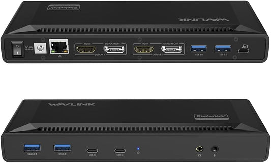 Wavlink WL-UG63PD2 USB-C Dual 2K Univeral Docking Station with Power Delivery WL-UG63PD2