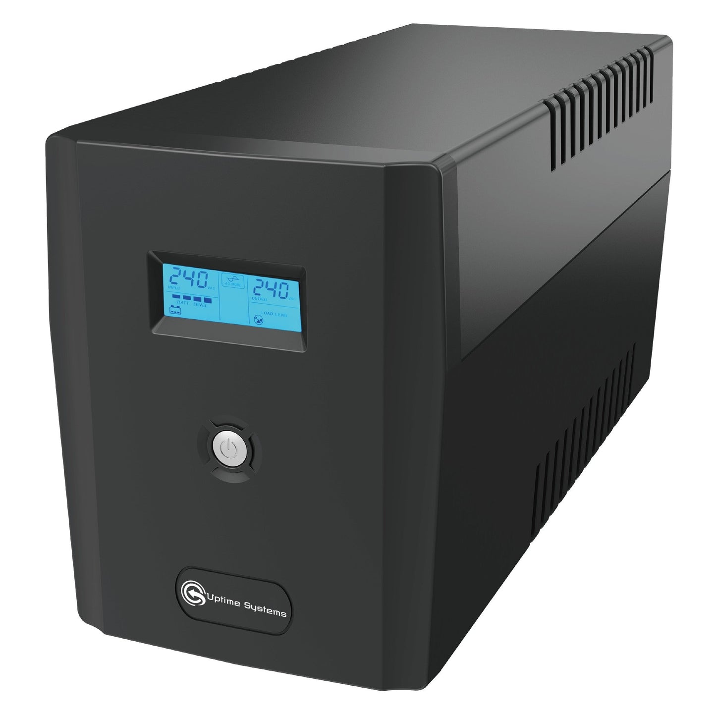 Uptime Systems Elite ES850-AVR 850VA Line Interactive Tower UPS with LCD ES850-AVR