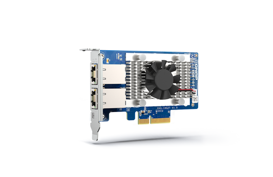 QNAP Dual-port (10Gbase-T) 10GbE network expansion card QXG-10G2T