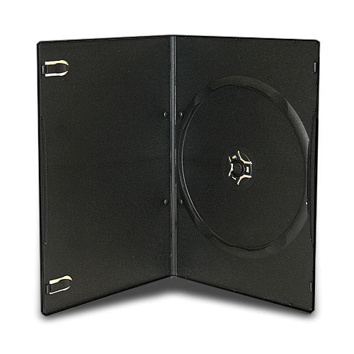 Black Slim Single DVD Cases (7mm) 100pk