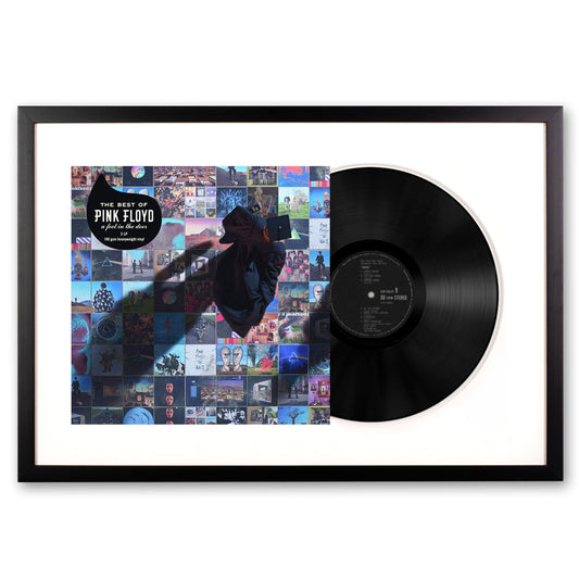 Framed Pink Floyd the Best of Pink Floyd: A Foot in The Door Vinyl Album Art SM-88875184381-FD