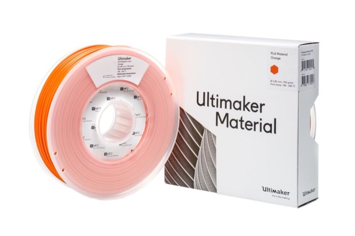 UltiMaker PLA - M0751 ORANGE 750 - 211399 BOX 1615