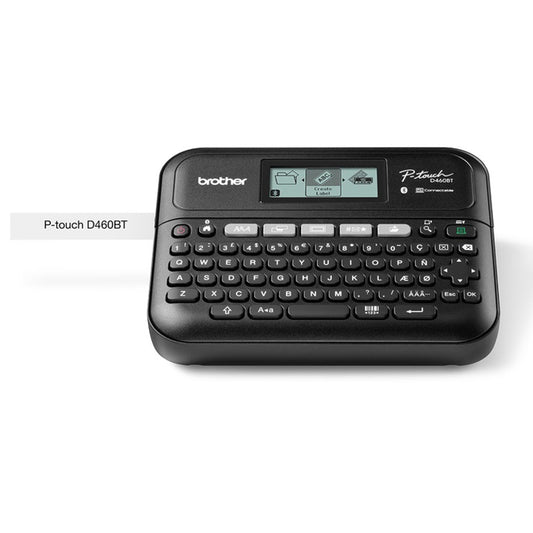 Brother PT-D460BT PC & Bluetooth Connectable Desktop P- Touch Labelller (3.5-18mm Tapes)  PT-D460BT