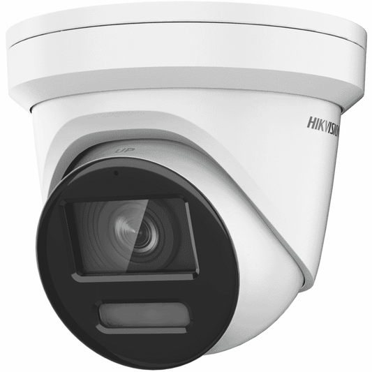 Hikvision DS-2CD2387G2LUSL2 8MP Outdoor 3-in1 Turret Camera, ColourVu, AcuSense, Live-Guard, 2.8mm  DS-2CD2387G2LUSL2