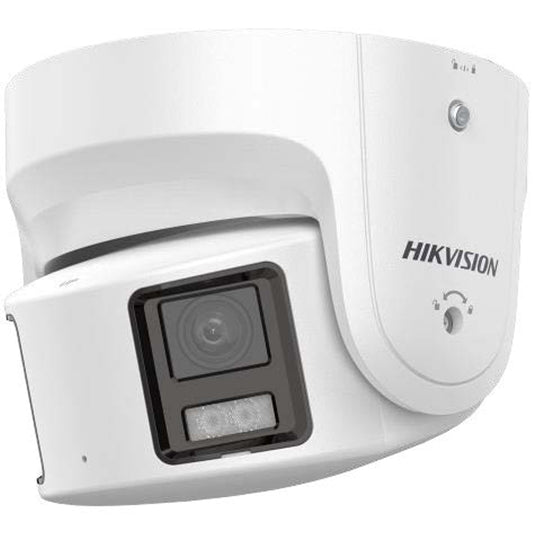 Hikvision DS-2CD2387GPSL4 8MP ColourVu 180deg Panoramic Turret Camera, WDR, IP67, Dual Lens, 4m  DS-2CD2387GPSL4