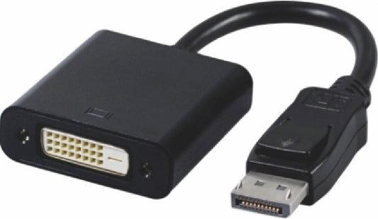 Astrotek DisplayPort DP to DVI Adapter Converter Male to Female Active Connector Cable 15cm - 20 pins to 24+1 pins EYEfinity 6xDisplays ~CBA-GC-ACTDP AT-DPDVI-MF-ACTIVE