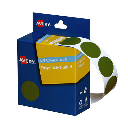 Avery Disp Green 24mm Roll500  - 937246