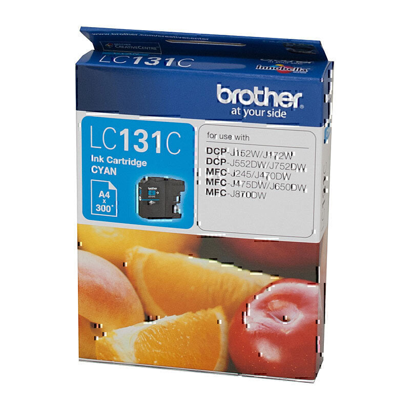 Brother LC131 Cyan Ink Cartridge up to 300 pages - LC-131C